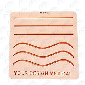 Kit de formation en acier inoxydable pour instruments chirurgicaux et médicaux, avec coussin de suture et dissolvant de agrafeuse, 17 pièces - Product Image 2