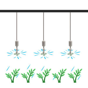 Système d'atomisation pour serre, kit de brumisation micro-croisée à 4 voies, brumisateur, arroseur, buse de pulvérisation, brumisateur en plastique - Product Image 2
