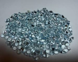 Piedra Preciosa de Aguamarina Natural AAA+++ Corte Esmeralda en Forma de Pera 6x4MM Facetada |   Piedra de Aguamarina Azul Suelta para Joyería y Venta al por Mayor - Product Image 5