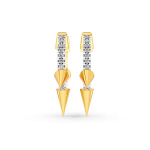 Boucles d'oreilles en or massif 14K 9K 10K 18K avec diamants de laboratoire certifiés IGI, fabricant de bijoux fins éthiques RJC ODM OEM, vente en gros EA501909 - Product Image 2