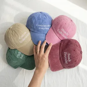 Casquettes de baseball personnalisées pour hommes et femmes avec logo brodé, sangle réglable et visière incurvée pour un usage quotidien décontracté - Product Image 3