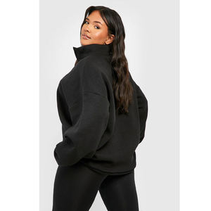 Sudadera Oversize de Fraternidad para Mujer, Cuello Alto, Corte Holgado, de Forro Polar Ecológico - Product Image 6
