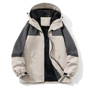 Chaqueta Bomber Deportiva de Lona para Hombre, Impermeable, Cortavientos, con Capucha, Ecológica, para Senderismo, Montañismo y Uso Diario - Product Image 4