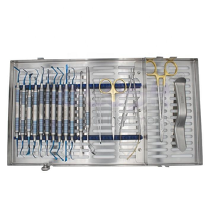 20 Pcs High Quality Stainless Steel Dental Implant Periodontal Surgery Kit CE Certified Class II Manual Power By <b>Blush</b> Surgical - Product Image 1