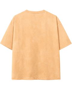 Camiseta Personalizada con Gráfico de Samurai Anime en Color Beige para Hombre, de Algodón, Estilo Urbano, Estampada, Informal, de Verano, con Logotipo Personalizado, Fabricante OEM - Product Image 2