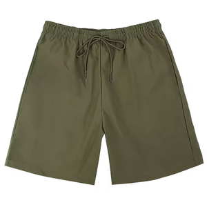 2026 New Custom Lined Double <b>Layer</b> Pockets Breathable Quick Dry <b>Mid</b> Elastic Waist Knitted Jogger Sports Workout Men Shorts - Product Image 2