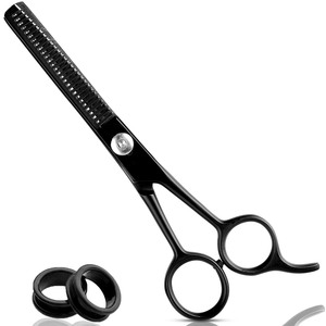 Tijeras de Adelgazamiento de Cabello de Acero Inoxidable, Fáciles de Usar, Antideslizantes, Duraderas, con Agarre Cómodo, para un Mezclado Preciso, Precio al por Mayor - Product Image 1