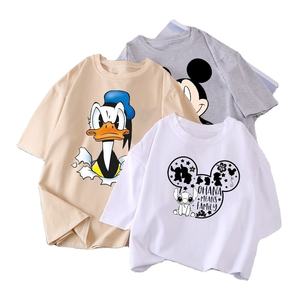 Novedad de verano, camiseta de manga corta de seda para mujer, camiseta informal adelgazante de Color sólido, camiseta de alta calidad teñida lisa, MOQ bajo - Product Image 3