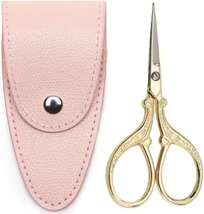 24K Gold Plated Multi-Purpose <b>Scissor</b> Fancy Embroidery DIY Needle Work Threading Shear Beautiful Stainless Steel 3.5'' Cutting - Product Image 1