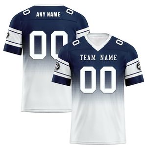 Maillot de rugby vintage unisexe à col en V et manches courtes en polyester sublimé pur, anti-humidité, coupe professionnelle, pour le rugby sur terrain - Product Image 1