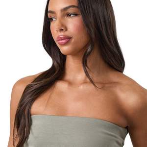 Camiseta sin mangas gris para mujer, con fruncido lateral, sin costuras, elástica, ajustada, para entrenamiento, gimnasio, fitness, ropa deportiva - Product Image 4
