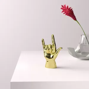 Sculpture métallique moderne tendance, statue abstraite faite à la main pour la décoration intérieure contemporaine, sculpture religieuse exclusive en aluminium faite à la main - Product Image 5