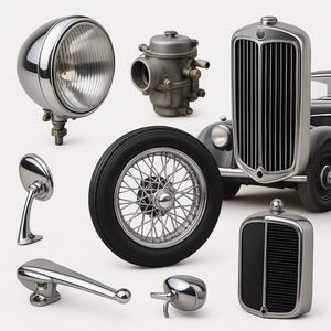 New Precision Plastic & Metal Restoration <b>Parts</b> for De Ville Classic Vehicles 1930s-1970s - Product Image 4