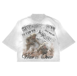 เสื้อเชิ้ตผู้ชายลายกราฟิกวินเทจขายส่ง ผลิตเสื้อผ้าลำลองสไตล์สตรีทแวร์ คอตตอน 100% พรีเมียม ทรงหลวมไหล่ตก - Product Image 2