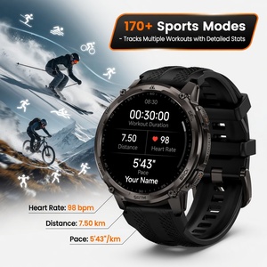 Wholesale T4C Tank Rugged Smart <b>Watch</b> <b>with</b> 50-Day Battery 1.5\" AMOLED 5ATM Waterproof OEM Fitness Tracker <b>with</b> for Bluetooth - Product Image 6