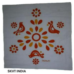 Serviettes de cuisine carrées jetables en coton 100% naturel, hypoallergéniques, écologiques, lavables à la main, séchage rapide SKVT INDIA - Product Image 4