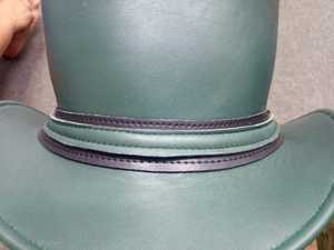 Western Men's High Quality Cowboy Leather <b>Hat</b>-Adjustable All-Season New Arrival for Horse Riding - Product Image 4