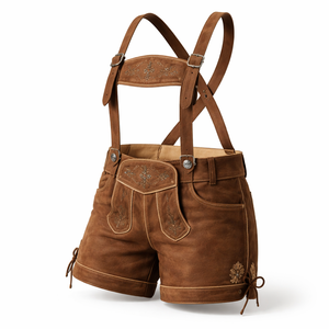 ผู้จัดจำหน่ายกางเกงหนังผู้หญิงแบบ Lederhosen สำหรับการสั่งซื้อจำนวนมาก - บริการ OEM แบบกำหนดเองจากผู้ผลิต - Product Image 3