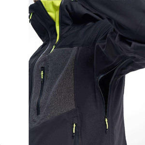Conjunto de Chaqueta de Esquí con Capucha y Bloques de Color Personalizados para Hombre y Pantalones de Nieve Verde Oliva, Conjunto de Dos Piezas Impermeable para Snowboard de Invierno - Product Image 6