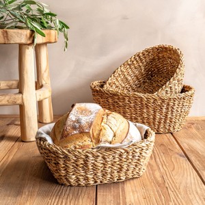 Hand woven seagrass <b>basket</b> bowls <b>bread</b> fruit storage sustainable sea grass fiber <b>baskets</b> low price - Product Image 1