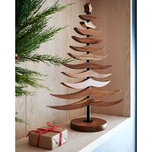 Décoration de Noël en bois motif arbre, idées d'artisanat fait main, moderne, écologique, taille personnalisée - Product Image 1