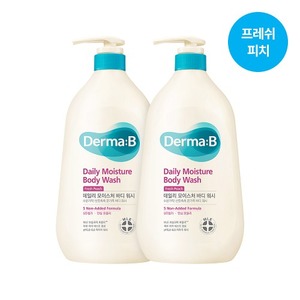 Set di 2 Lozioni Corpo Idratanti Quotidiane Derma B di Neopharm, 880ml, Aroma Fresco di Pesca con Glicerina - Product Image 1