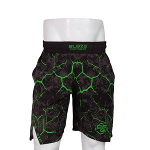Pantalones cortos de MMA para hombre Nogi Bjj, pantalones cortos de entrenamiento de gimnasio y tela informal, pantalones cortos ligeros para hombre con cintura elástica - Product Image 1