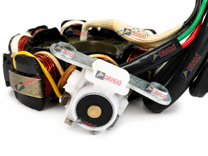 Pièces de rechange électriques pour système de charge de scooter, plaque de bobine de stator à 8 pôles pour Suzuki Access, fabriquées en Inde, pour deux roues - Product Image 2