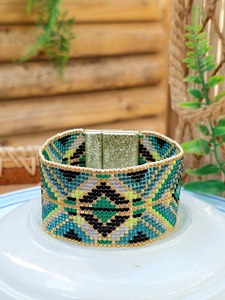 สร้อยข้อมือลูกปัดพร้อมบาร์โค้ดสำหรับบริการติดฉลากบริการลูกปัดสร้อยข้อมือลูกปัดสีทึบปรับแต่งได้ตามต้องการ - Product Image 1