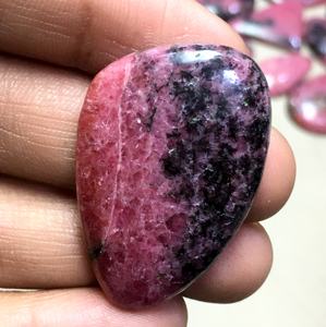 Venta al por mayor de alta calidad, colgante de cabujón suelto de rodonita, buena piedra Natural con cuentas, Rondelle piedra preciosa, alto precio por gramo - Product Image 4