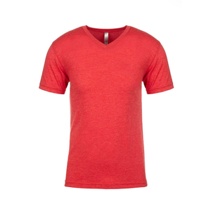Promotion : T-shirts pour hommes en coton 100% de qualité supérieure, col en V, couleur unie, personnalisables avec logo, impression possible - Product Image 1