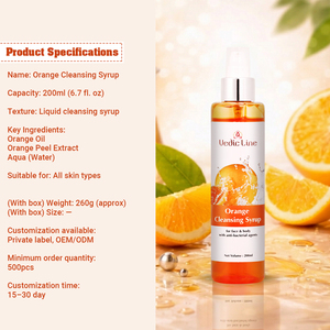 Jarabe Limpiador Facial de Naranja para una Limpieza Profunda, Control de Grasa e Iluminación, para una Piel Fresca y Radiante, Disponible a un Precio Razonable - Product Image 4