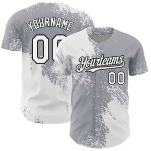 T-shirt de baseball uni respirant grande taille, personnalisable, unisexe, à manches courtes, 100 % polyester, vente en gros - Product Image 1