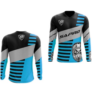 Sublimado Racing Shirts Mx Wear Motocross Gear Auto Racing Wear Hombres Venta al por mayor Hombres de manga larga Motocross Jersey Off Road - Product Image 3