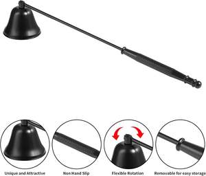 Apagavelas Clásico de Acero Inoxidable en Oferta, Venta Directa de Fábrica, Herramienta para Velas de Uso Doméstico, Apagavelas en Forma de Trompeta para Iglesia - Product Image 5