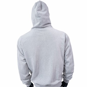 Sudaderas con Capucha de Moda OEM, Sudaderas con Capucha con Impresión de Espuma Personalizada, Muestras Gratis, 400 Gsm, 100% Algodón Orgánico, Color Gris Oscuro - Product Image 4