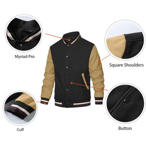 Nueva Chaqueta Varsity de Estilo Urbano para Hombre al por Mayor, Chaqueta Varsity de Invierno con Buen Diseño Unisex - Product Image 2