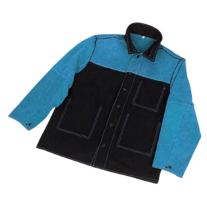 Vêtements de sécurité pour travaux lourds en gros, veste de protection individuelle en cuir de vachette résistant au feu pour le corps - Product Image 3