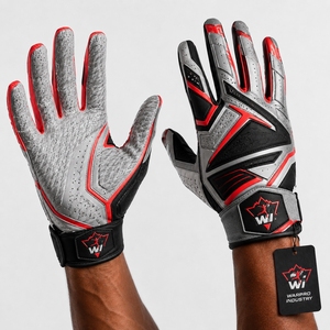 Comfort Performance Wear American Football <b>Gloves</b> Breathable Grip Design Flexible Fit For Training Practice Match Play Durable - Product Image 1