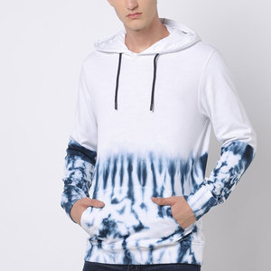 Sudadera con Capucha Extra Grande para Hombre, de Algodón 100%, Ecológica, con Estampado Digital Personalizado de Alta Calidad, Estilo Desgastado, para Invierno, Venta al Por Mayor - Product Image 1