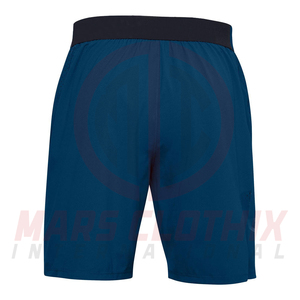 Shorts de sport pour hommes, style streetwear, taille élastique, design tendance, avec poches latérales, en vente. - Product Image 2