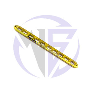 Plaque de compression chirurgicale colorée de 2,7 mm à verrouillage, droite, 6 à 10 trous, pour implants vétérinaires osseux - Product Image 5