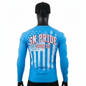 เสื้อรัดกล้ามเนื้อผู้ชายแบบกำหนดเองได้ ราคาขายส่งถูก ระบายอากาศได้ดี เป็นมิตรต่อสิ่งแวดล้อม บริการ OEM ODM สำหรับ MMA BJJ - Product Image 3