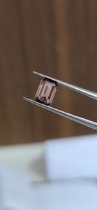 Diamant CVD marron de forme fantaisie certifié IGI, taille émeraude, 1 carat, clarté VVS-VS, excellente taille, diamant en vrac indien en gros - Product Image 6