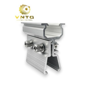 Vntech ทั่วโลกอุปกรณ์ติดตั้งพลังงานแสงอาทิตย์ AL6005-T6แคลมป์หลังคาโลหะอลูมิเนียม kliplock - Product Image 1