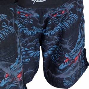กางเกงขาสั้น MMA สำหรับเล่นยิมคิกบ็อกซิ่งกางเกงขาสั้นผ้าระบายอากาศพิมพ์ซับลิเมชันตามสั่ง - Product Image 6