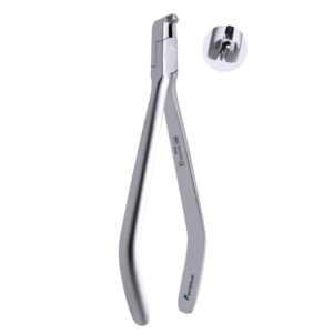 Pince coupante distale orthodontique dentaire à coupe rasante, à long manche, pour fils, en acier inoxydable, instrument manuel ergonomique - Product Image 1