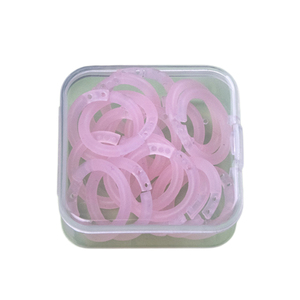 Plastic Binder Rings Detachable Binding Buckles For DIY Notebook Office <b>File</b> Organizer Accessories 20pcs <b>Box</b> - Product Image 3