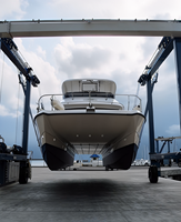 Catamaran de luxe UBI 950 personnalisé pour 50 passagers, taxi aquatique sportif, coque en aluminium soudée, moteur inboard/outboard, 12m, avec sondeur de pêche