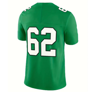 Maillot de football américain personnalisé pour homme à manches courtes, marque privée pour les fans, respirant, séchage rapide, broderie, impression par sublimation - Product Image 2